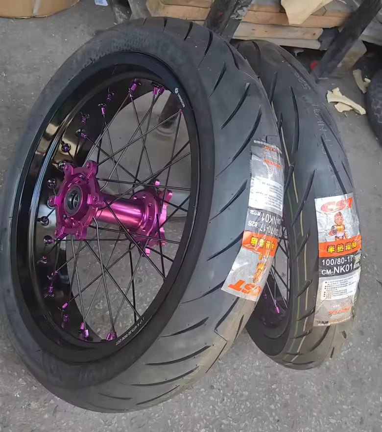 Ultra Bee Custom Supermoto Wheel set