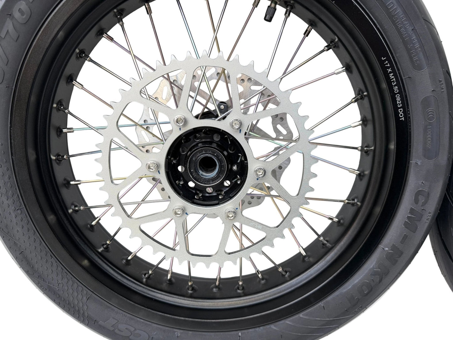 Complete 17in Super Moto Wheel Set for Surron Ultra Bee