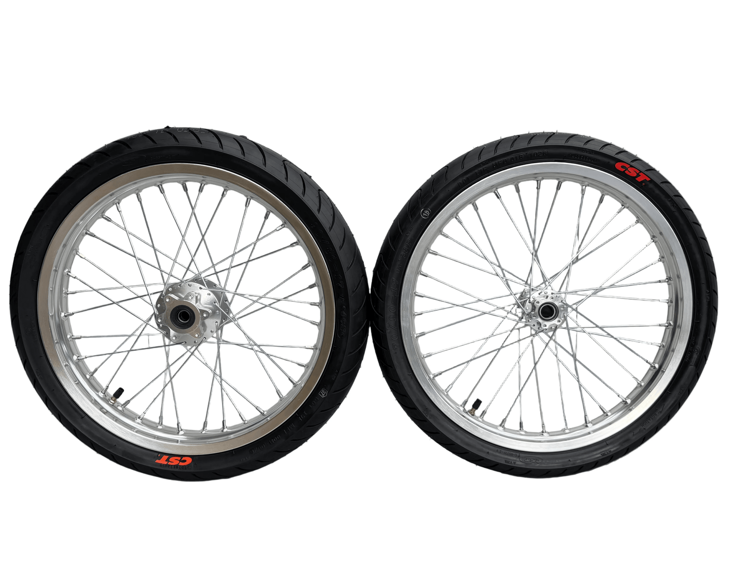 17in Chrome Supermoto Wheelset for Talaria Sting and XXX