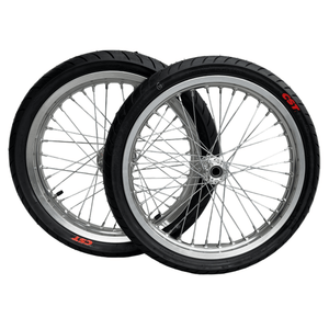 17in Chrome Super Moto Wheel Set for Surron/ E-Ride Pro / 79Bike, Ventus
