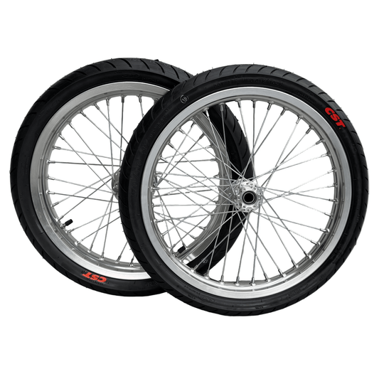 17in Chrome Supermoto Wheelset for Talaria Sting and XXX