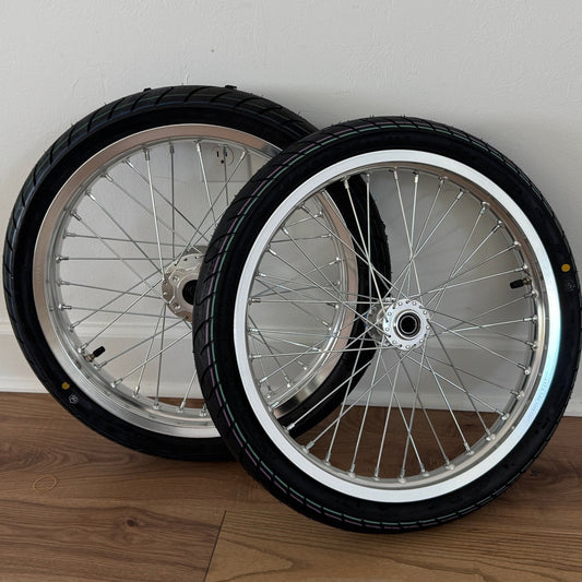 Chrome Surron LBX/E Ride Pro Supermoto Wheel Set