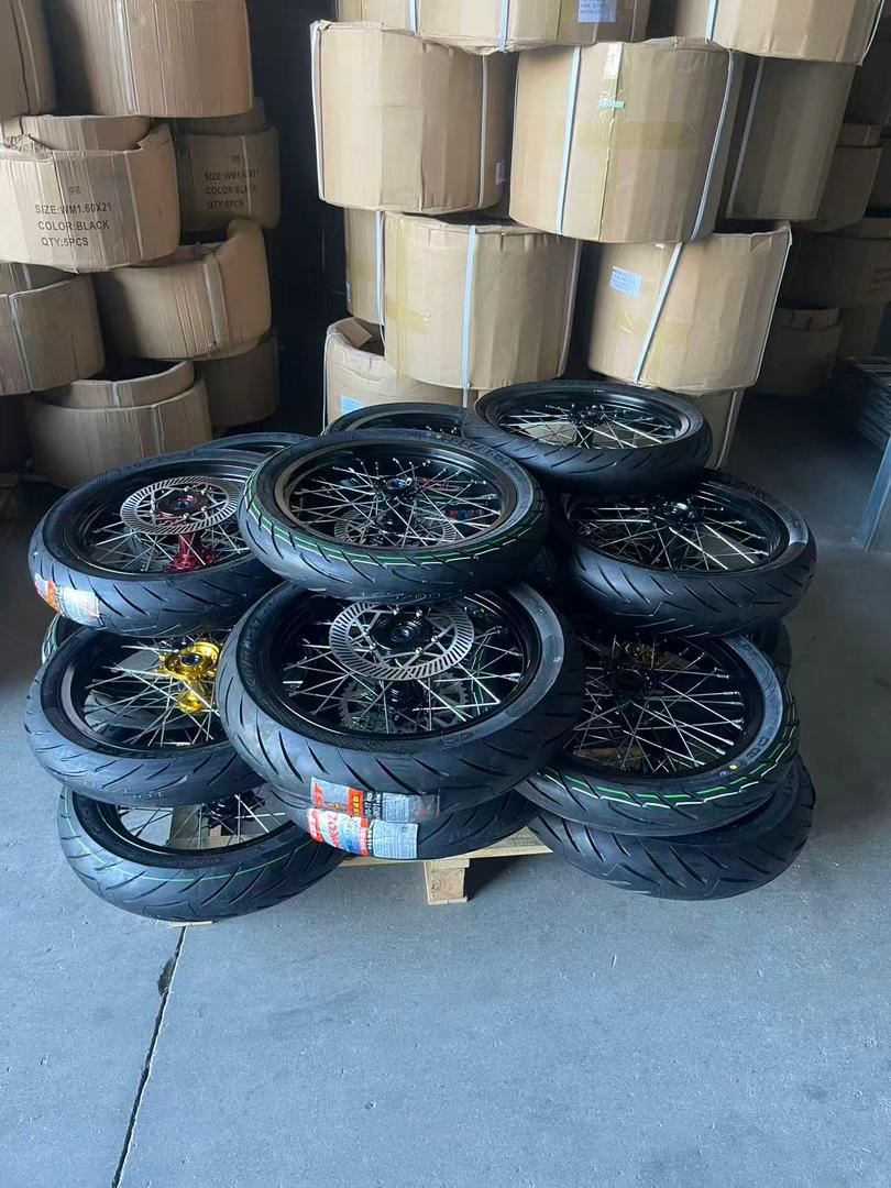 Ultra Bee Custom Supermoto Wheel set