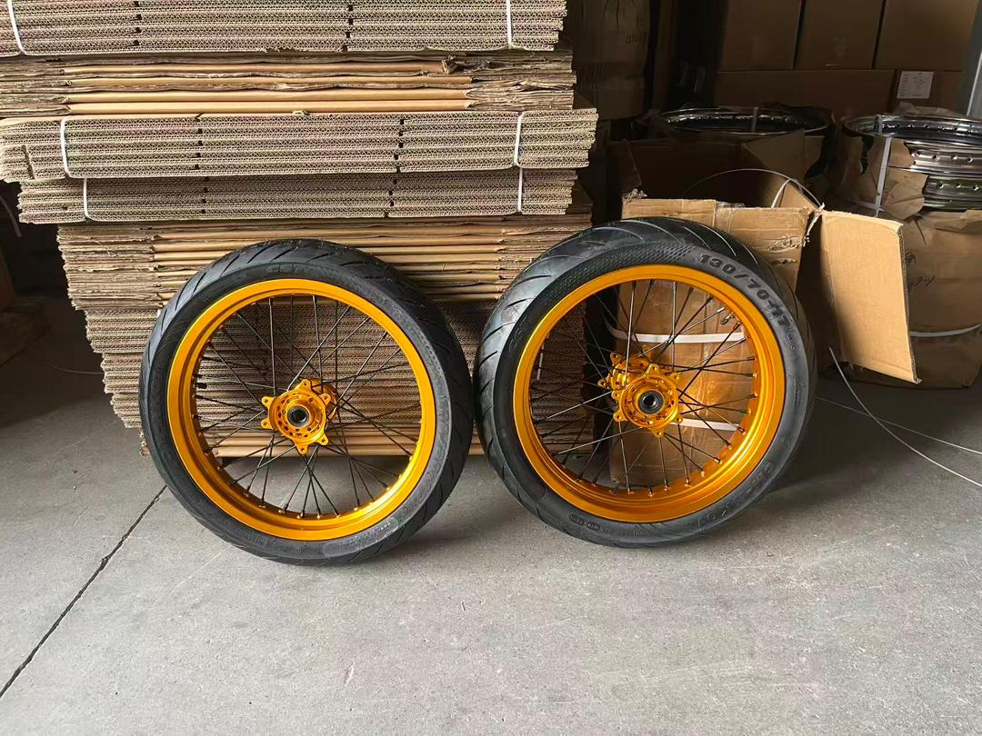 Ultra Bee Custom Supermoto Wheel set